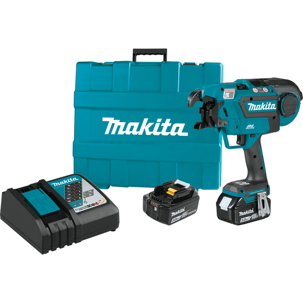 Makita XRT01TK 18V LXT® Lithium‑Ion Brushless Cordless Rebar Tying Tool Kit (5.0Ah), (New) - ToolSteal.com