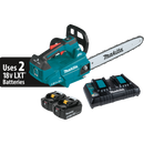 Makita XCU09PT 36V 18V X2 LXT Brushless 16 in. Top Handle Chain Saw Kit 5.0Ah, New