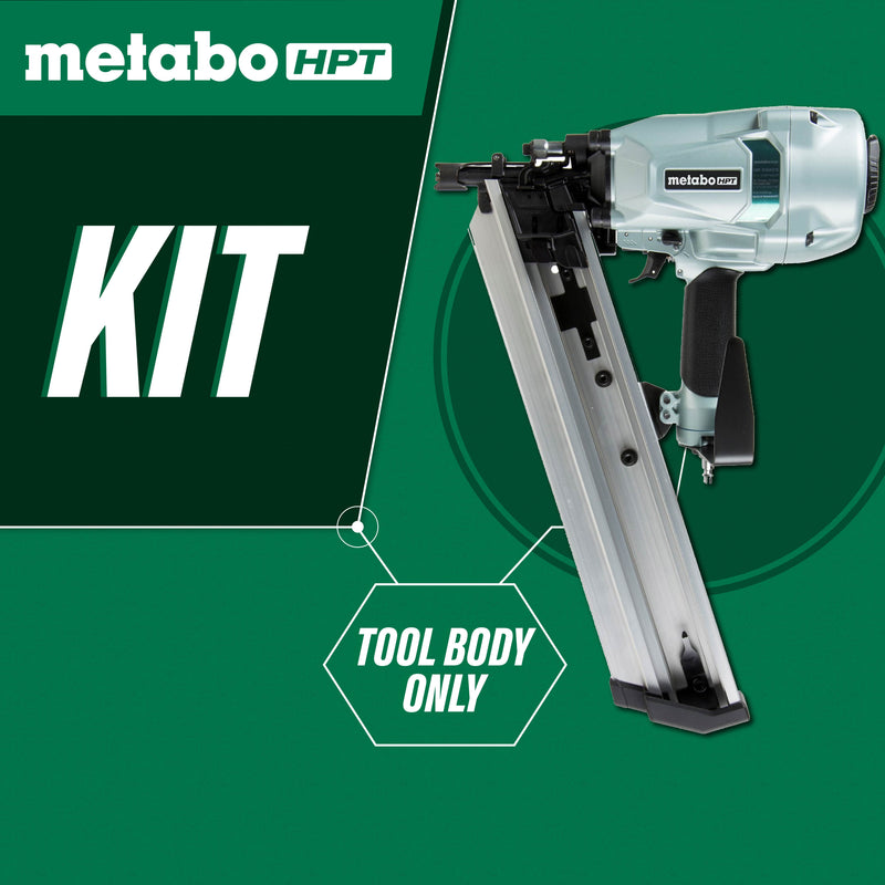 Metabo HPT C-NR90AC5M-R 3-1/2 in. 21 in. Plastic Collated Framing Nailer, C-Grade Reconditioned