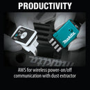 Makita XCV08Z X2 LXT® Lithium‑Ion (36V) Brushless Cordless 2.1 Gallon HEPA Filter Dry Dust Extractor/Vacuum, AWS™, [Tool Only], (New) - ToolSteal.com