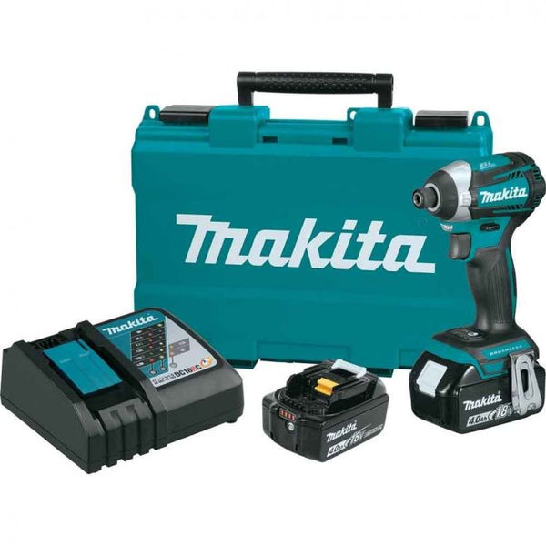 Makita XDT14M-R  18V LXT® Lithium‑Ion Brushless Cordless Quick‑Shift Mode™ 3‑Speed Impact Driver Kit (4.0Ah) Reconditioned