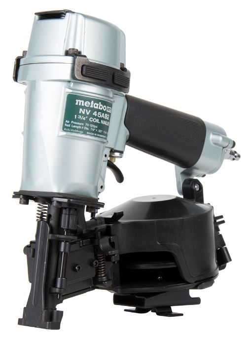 Metabo HPT C-NV45AB2M-R 16 Degree 1-3/4 in. Coil Roofing Nailer, C-Grade, Reconditioned