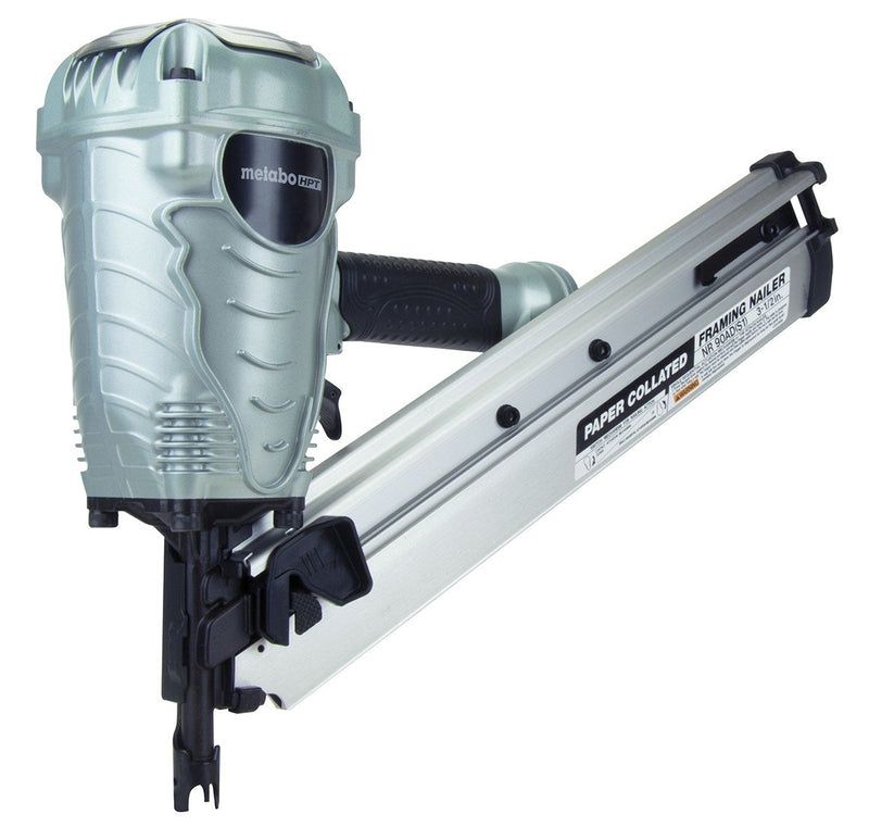 Metabo HPT A-NR90ADS1M-R 30-Degree Paper Collated 3-1/2 in. Strip Framing Nailer, A-Grade, Reconditioned