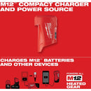 Milwaukee 204B-21L M12 Heated Toughshell Jacket Kit Black - Large, New