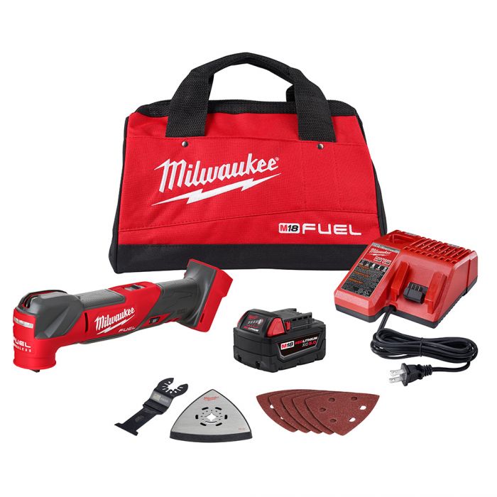 Milwaukee 2836-21 M18 Fuel Oscillating Multi-Tool Kit, New