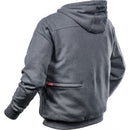 Milwaukee 302G-21L M12 Heated Hoodie, Gray - L, New