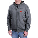 Milwaukee 302G-21L M12 Heated Hoodie, Gray - L, New