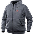 Milwaukee 302G-21L M12 Heated Hoodie, Gray - L, New