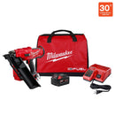 Milwaukee 2745-21 M18 FUEL 30 Degree Framing Nailer Kit  New