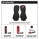 Milwaukee 561-21L Redlithium USB Heated Gloves Large, New