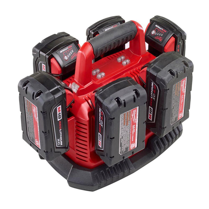 Milwaukee 48-59-1806 M18™ Six Pack Sequential Charger, (New) - ToolSteal.com