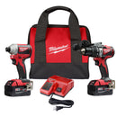 Milwaukee 2893-22 M18 Brushless 2-Tool Combo Kit, Hammer Drill/3-Speed Impact Driver, (New) - ToolSteal.com