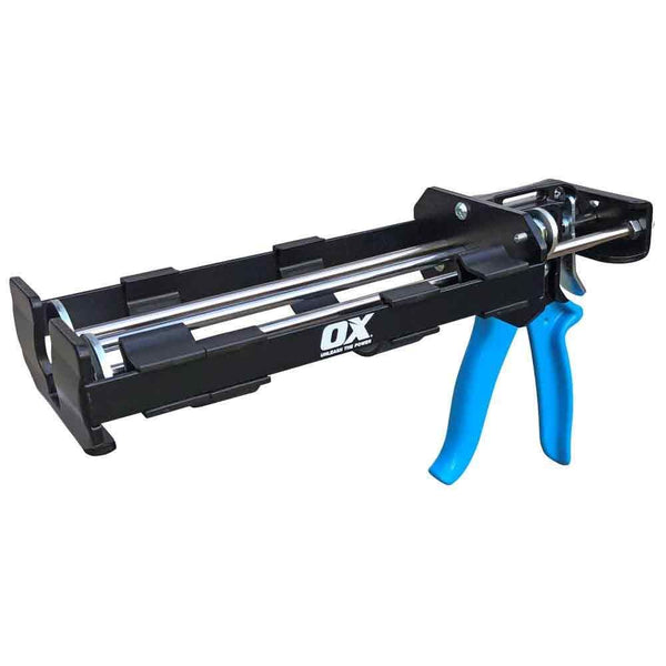 Ox Tools P042220 OX Pro Two Comp Applicator Caulk Gun 20 Oz 26:1 Thrust Ratio, New