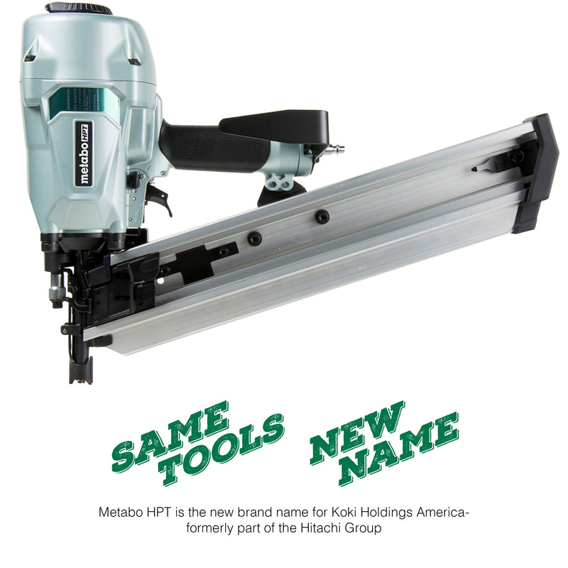 Metabo HPT A-NR90AC5M-R 3-1/2 in. 21 Degrees Plastic Collated Framing Nailer, A-Grade, Reconditioned