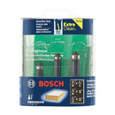 Bosch RBS020SXW 3 pc. Laminate Trim Router Bit Set, New