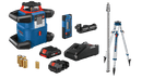 Bosch GRL4000-80CHK 18V REVOLVE4000 Connected Self-Leveling Horizontal Rotary Laser Kit with (1) CORE18V 4.0 Ah Compact Battery, New