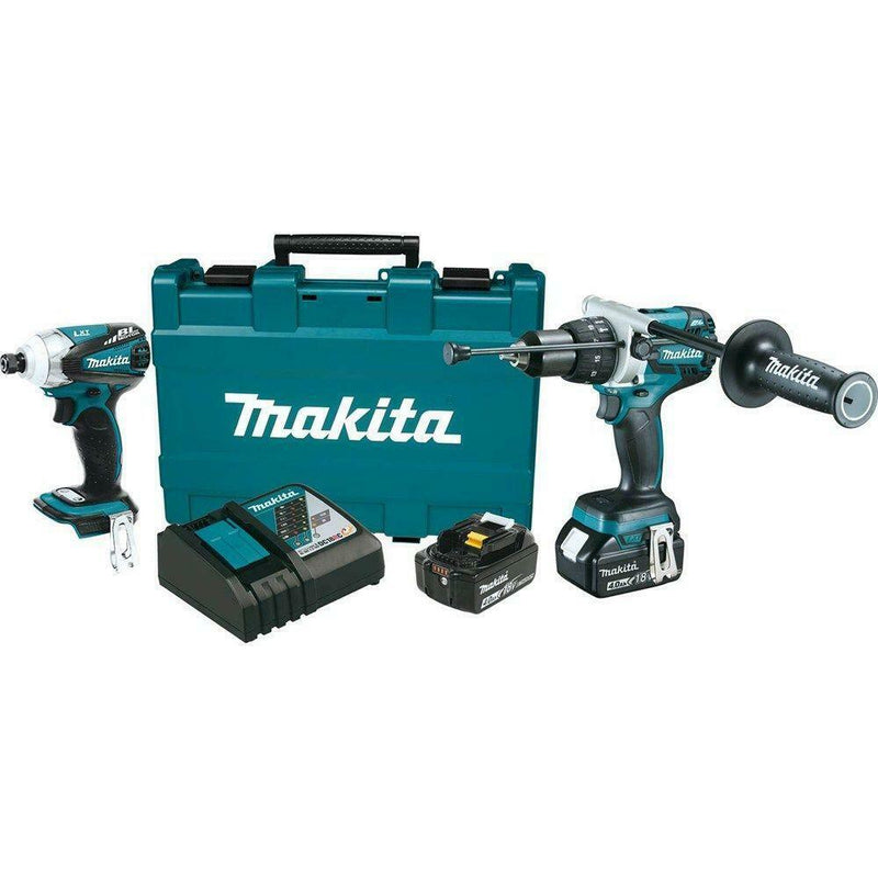 Makita XT252MB-R 18V LXT® Lithium‑Ion Brushless Cordless 2‑Pc. Combo Kit (4.0Ah), (Reconditioned) - ToolSteal.com