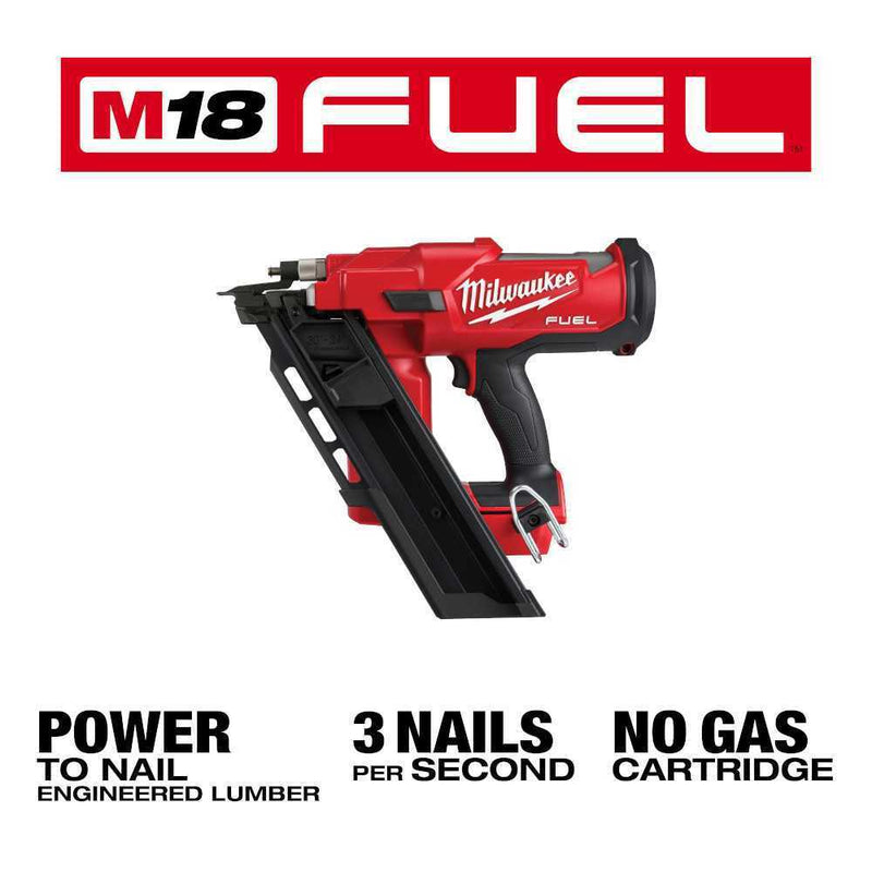 Milwaukee 2745-80 M18 FUEL 3-1/2 in. 30-Degree Cordless Framing Nailer Tool Only, Reconditioned