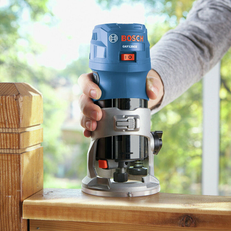 BOSCH GKF125CEK-RT Colt 1.25 HP (Max) Variable-Speed Palm Router Kit with Edge Guide Reconditioned