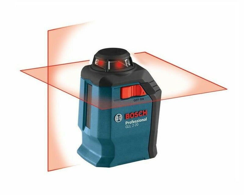 Bosch GLL2-20-RT Self-Leveling 360 Degree Line and Cross Laser, Reconditioned