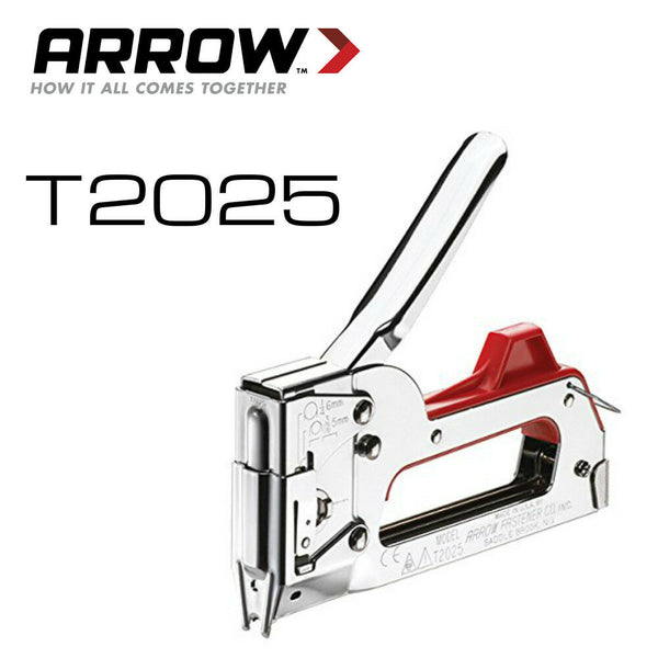 Arrow Fastener T2025-R Dual Purpose Staple Gun and Wire Tacker, Reconditioned