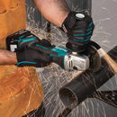 Makita XAG10M-R 18V LXT Li‑Ion Brushless Cordless 4‑1/2 in. Paddle Switch Cut‑Off/Angle Grinder Kit, with Electric Brake 4.0Ah, Reconditioned