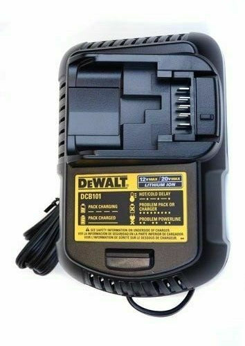 DeWALT DCB101 12-Volt-20-Volt Max Lithium-Ion Battery Charger Reconditioned