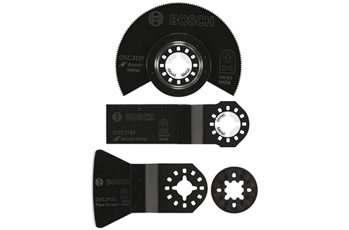Bosch OSC3S Oscillating Multi-Tool Starter Kit Set, 4 Piece (New) - ToolSteal.com