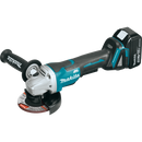 Makita XAG10M-R 18V LXT Li‑Ion Brushless Cordless 4‑1/2 in. Paddle Switch Cut‑Off/Angle Grinder Kit, with Electric Brake 4.0Ah, Reconditioned
