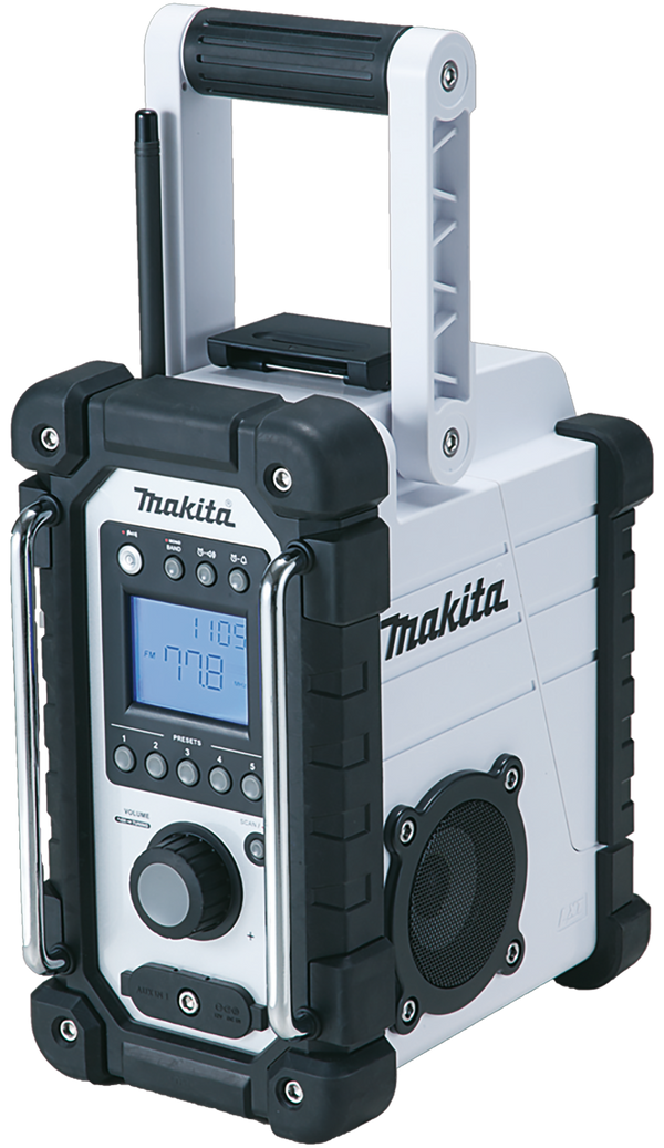 Makita XRM02W 18V LXT® Lithium‑Ion Compact Cordless Job Site Radio, [Tool Only], (Reconditioned) - ToolSteal.com