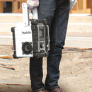 Makita XRM02W 18V LXT® Lithium‑Ion Compact Cordless Job Site Radio, [Tool Only], (Reconditioned) - ToolSteal.com