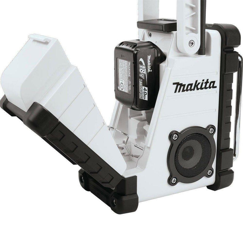 Makita XRM02W 18V LXT® Lithium‑Ion Compact Cordless Job Site Radio, [Tool Only], (Reconditioned) - ToolSteal.com