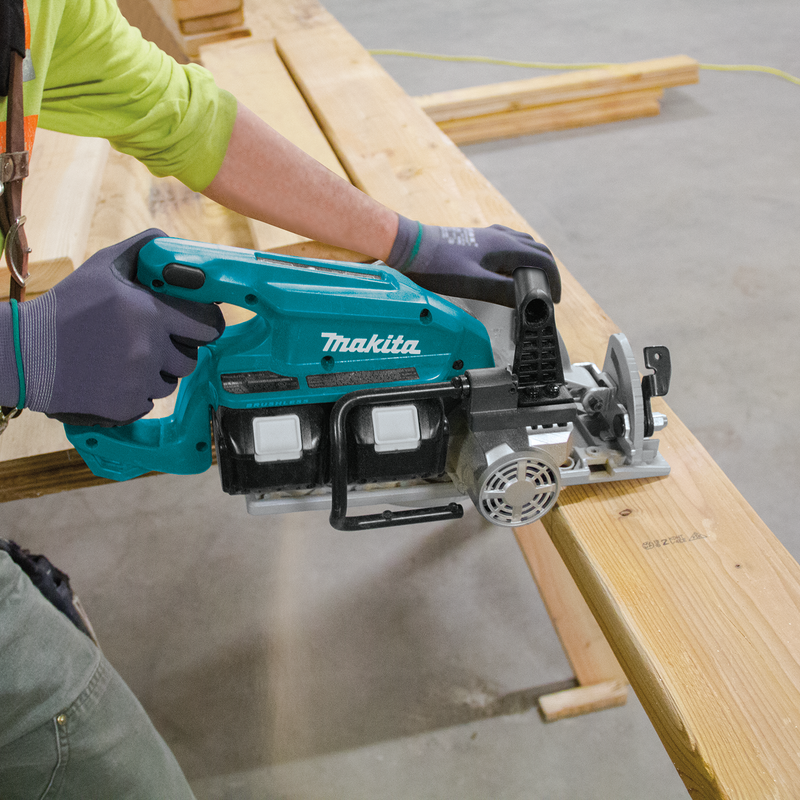 Makita XSR01PT-R 18V X2 LXT® Lithium‑Ion (36V) Brushless Cordless Rear Handle 7‑1/4" Circular Saw Kit 5.0Ah, (Reconditioned) - ToolSteal.com