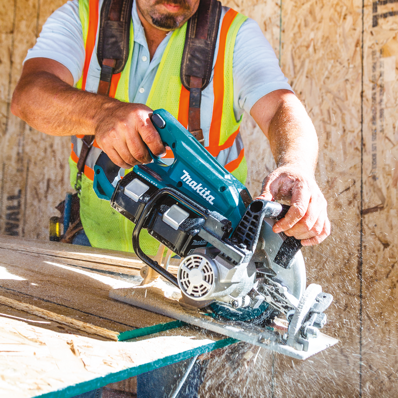 Makita XSR01PT-R 18V X2 LXT® Lithium‑Ion (36V) Brushless Cordless Rear Handle 7‑1/4" Circular Saw Kit 5.0Ah, (Reconditioned) - ToolSteal.com