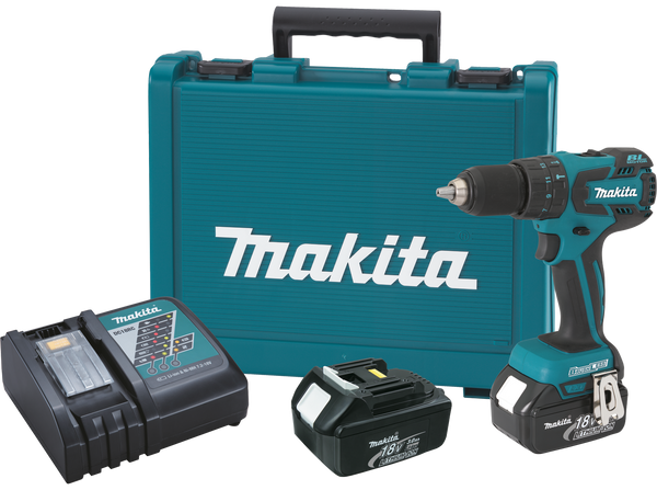 Makita LXPH05 18V LXT® Lithium‑Ion Brushless Cordless 1/2” Hammer Driver‑Drill Kit, (New) - ToolSteal.com