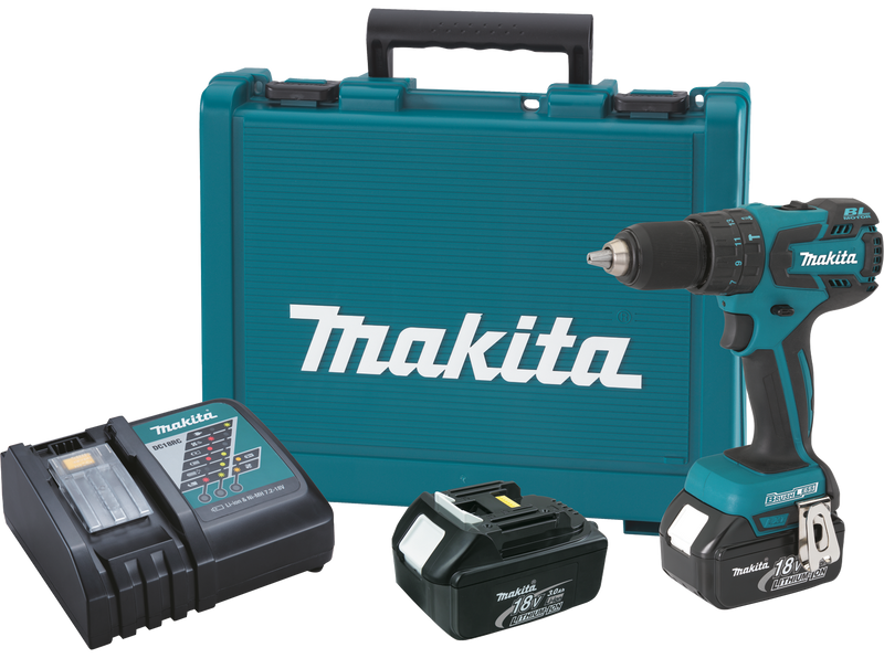 Makita LXPH05 18V LXT® Lithium‑Ion Brushless Cordless 1/2” Hammer Driver‑Drill Kit, (New) - ToolSteal.com