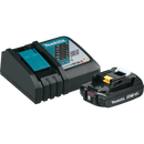 Makita BL1820BDC1 18V LXT® Lithium‑Ion Compact Battery and Rapid Charger Starter Pack (2.0Ah), (New) - ToolSteal.com