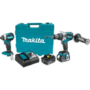 Makita XT267T 18V LXT® Lithium‑Ion Brushless Cordless 2‑Pc. Combo Kit (5.0Ah), (New) - ToolSteal.com