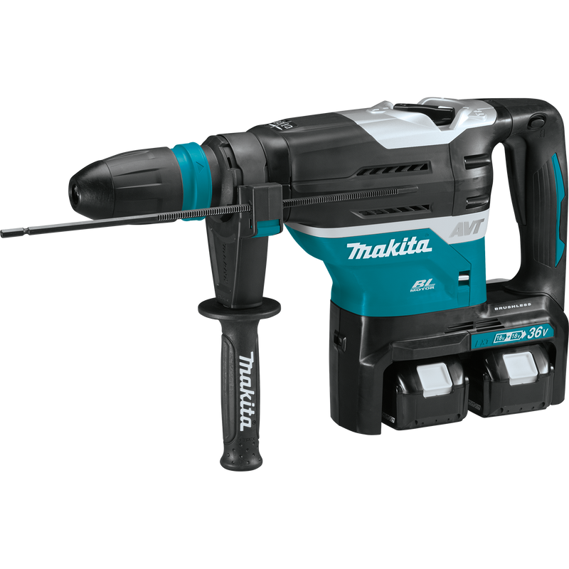 Makita XRH07PTU-R 36V LXT® Brushless 1‑9/16" Advanced AVT® Rotary Hammer Kit, accepts SDS‑MAX bits, AWS™ (5.0Ah), (Reconditioned) - ToolSteal.com