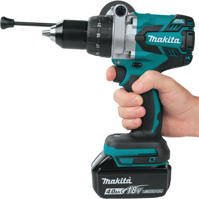 Makita XPH07MB-R 18V LXT® Lithium‑Ion Brushless Cordless 1/2" Hammer Driver‑Drill Kit (4.0Ah), (Reconditioned) - ToolSteal.com