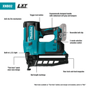 Makita XNB02Z-R 18V LXT® Lithium‑Ion Cordless 2‑1/2" Straight Finish Nailer, 16 Ga., [Tool Only], (Reconditioned) - ToolSteal.com