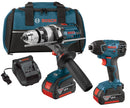 Bosch CLPK222-181 18V 1/2" Hammer Drill/Driver-1/4" Hex Impact Driver Combo Kit, (New) - ToolSteal.com