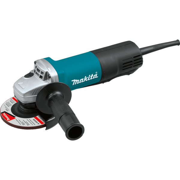 Makita 9557PB-R 4‑1/2" Paddle Switch Angle Grinder with AC/DC Switch, (Reconditioned) - ToolSteal.com