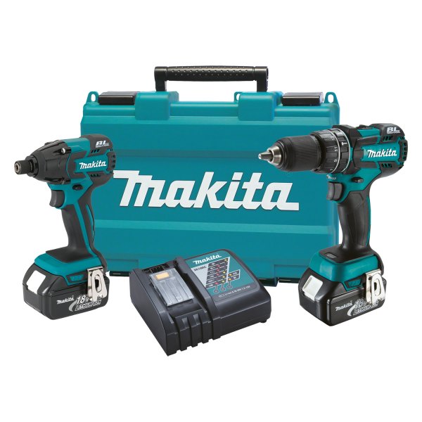 Makita XT248M 18V Brushless 1/2" Hammer Drill Impact Driver Kit (4.0Ah), (New) - ToolSteal.com